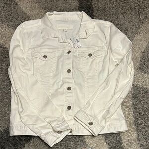 Maurices White Denim Jacket